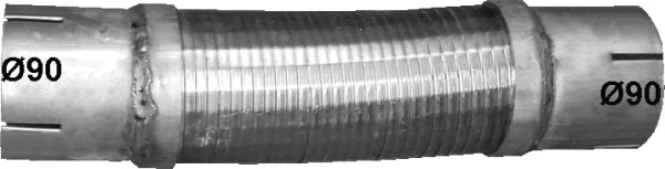 A9734900165 Mercedes chapa ondulada del silenciador