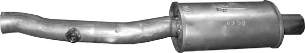 Silenciador trasero 0358 Polmostrow