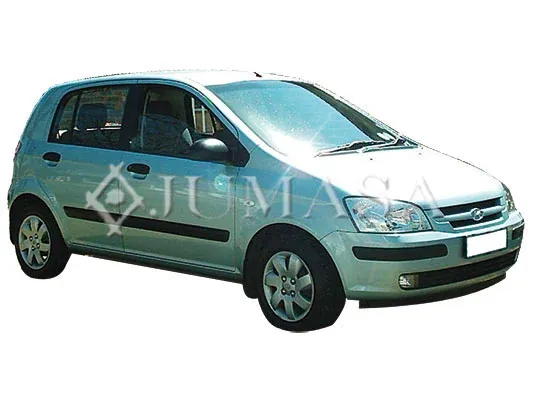Moldura de parabrisas Hyundai Getz 