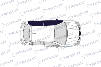 Manija interior izquierda delantera/trasera de puerta TRICLO 125029