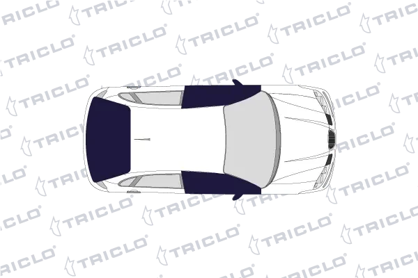 121338 TRICLO tirador de puerta exterior delantero izquierda