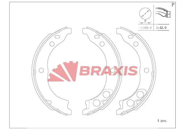 Juego de zapatas de frenos, freno de estacionamiento Fiat Ducato 2 230L
