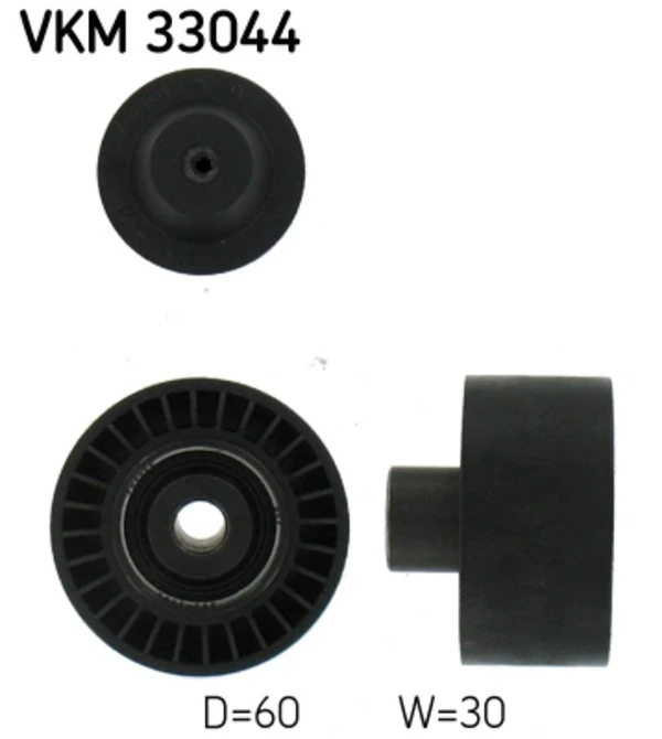VKM 33044 SKF polea inversión / guía, correa poli v