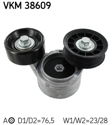 Tensor de correa poli V VKM38609 SKF