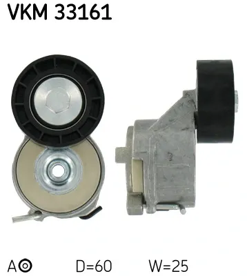 Tensor de correa poli V VKM33161 SKF