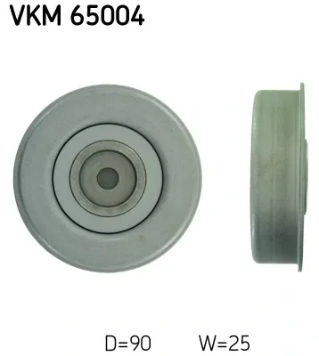 Polea tensora correa poli V VKM65004 SKF