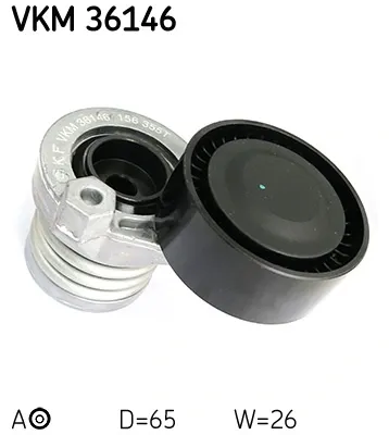 Tensor de correa poli V VKM36146 SKF