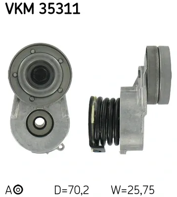Tensor de correa poli V VKM35311 SKF