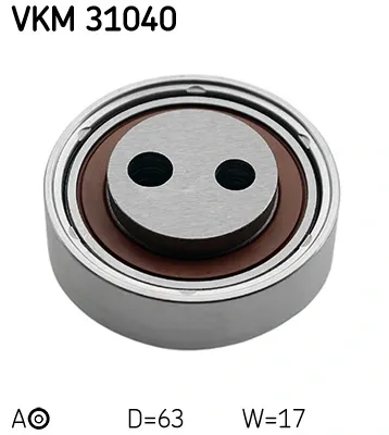 Polea tensora correa poli V VKM31040 SKF