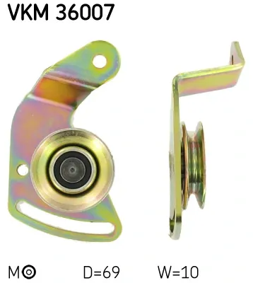 Polea tensora correa poli V VKM36007 SKF