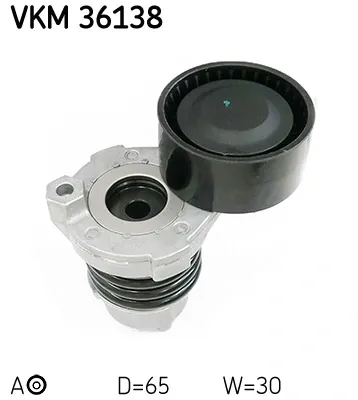 Tensor de correa poli V VKM36138 SKF