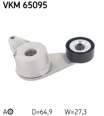 Polea tensora correa poli V VKM65095 SKF