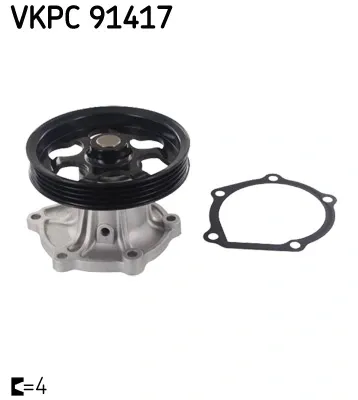 Bomba de agua VKPC91417 SKF