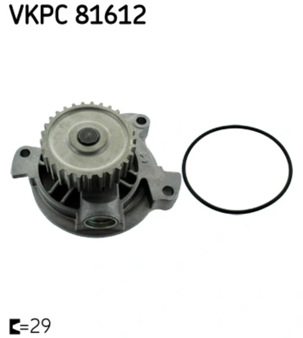 VKPC 81612 SKF bomba de agua