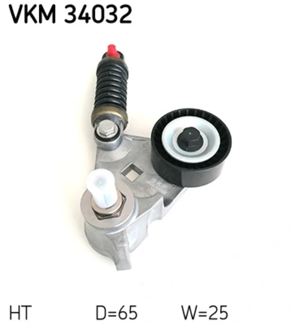 VKM 34032 SKF tensor de correa, correa poli v