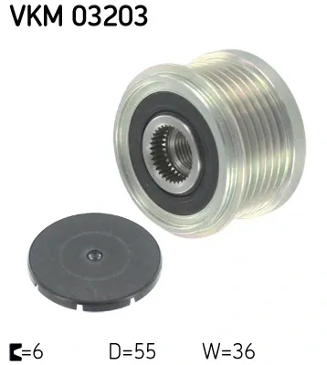 Polea alternador VKM03203 SKF