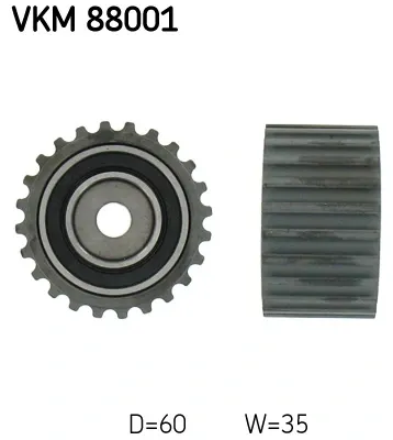 Polea correa distribución VKM88001 SKF