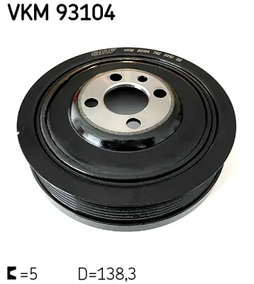 Polea de cigüeñal VKM93104 SKF