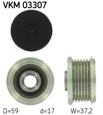 Polea alternador VKM03307 SKF