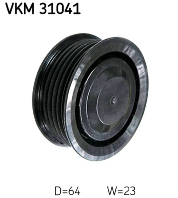 VKM 31041 SKF polea inversión / guía, correa poli v