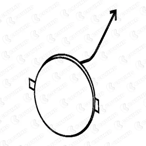 Tapa del enganche de remolcado delantera Iveco Daily IV