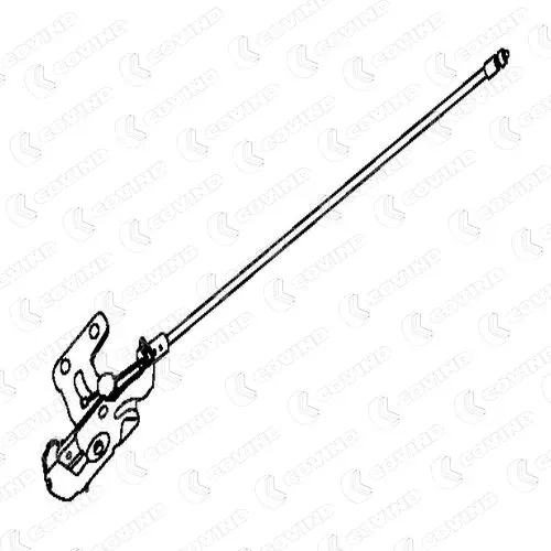 Cerradura inferior de puerta trasera izquierda de doble hoja D06151 Covind
