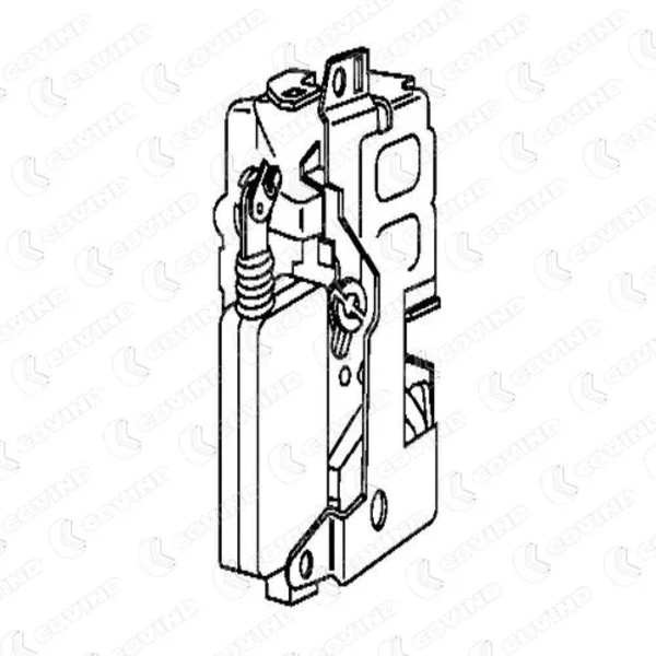 Cerradura de puerta delantera derecha Renault Master 2 (FD)