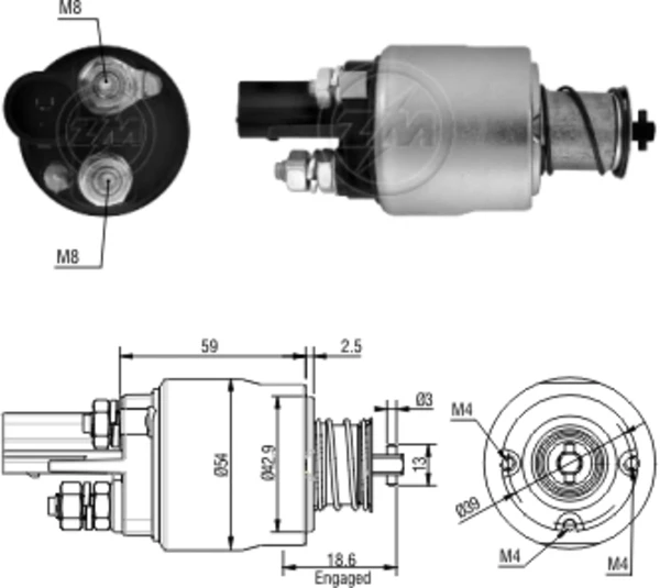 WG1793208 Wilmink Group interruptor magnético, estárter