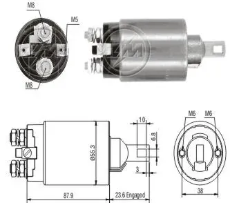 Solenoide de arranque ZM894 ZM