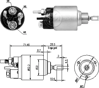 Solenoide de arranque ZM1379 ZM