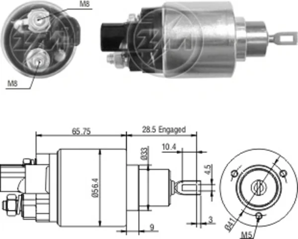 Interruptor magnético, estárter Toyota Camry (V10)