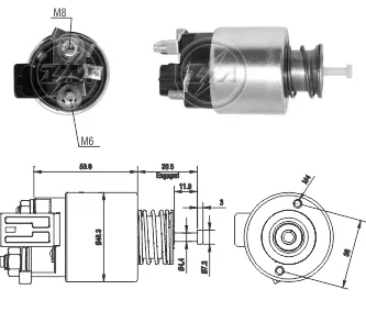 Solenoide de arranque Hyundai Sonata V