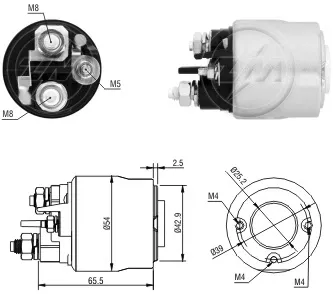 Solenoide de arranque Renault LOGAN I sedán (LS) (2004 - 2025) precio, desde