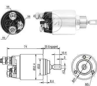 Interruptor magnético, estárter BMW 1 E81, E87