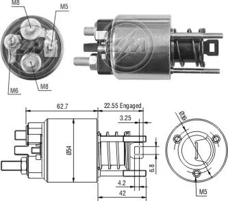 Solenoide de arranque BMW 5 E61