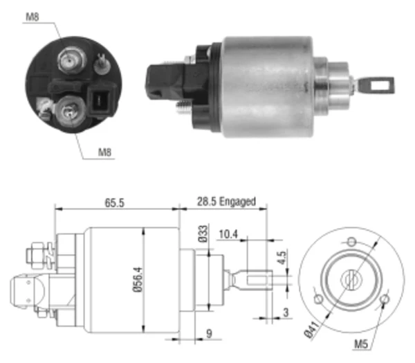 Interruptor magnético, estárter Volkswagen Golf 4 (1J5)
