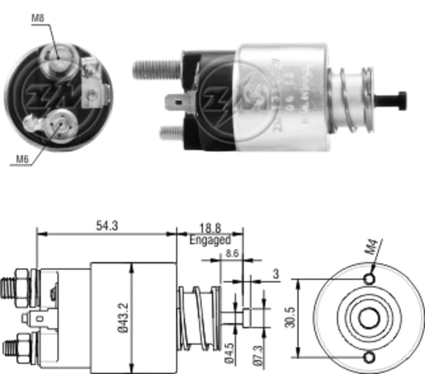 Interruptor magnético, estárter KIA Picanto (BA)