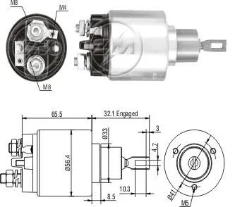 Solenoide de arranque Ford Transit IV