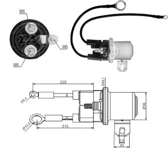Relé del motor de arranque Mercedes Benz Truck TRUCK ACTROS 