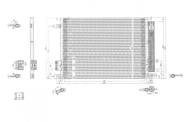 Condensador Fiat 500 