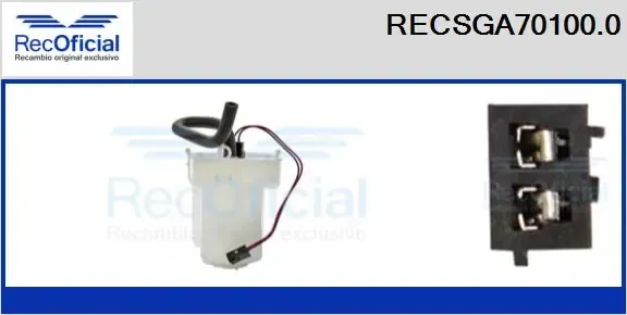 Unidad de alimentación de combustible RECSGA701000 Recoficial