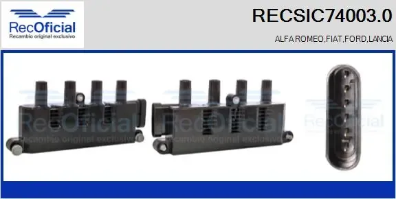 Bobina RECSIC740030 Recoficial