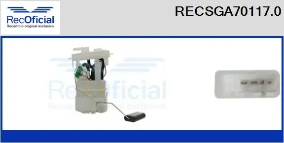 Bomba de gasolina RECSGA701170 Recoficial