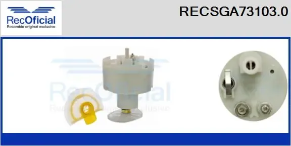 Unidad de alimentación de combustible RECSGA731030 Recoficial