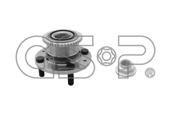 Cubo de rueda trasero 9230037K GSP