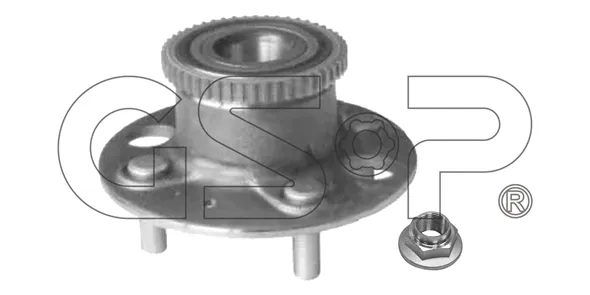 Cubo de rueda trasero 9230065K GSP