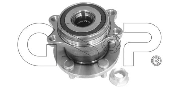 Cubo de rueda trasero 9325025K GSP