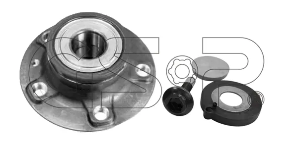 Cubo de rueda trasero 9232026K GSP