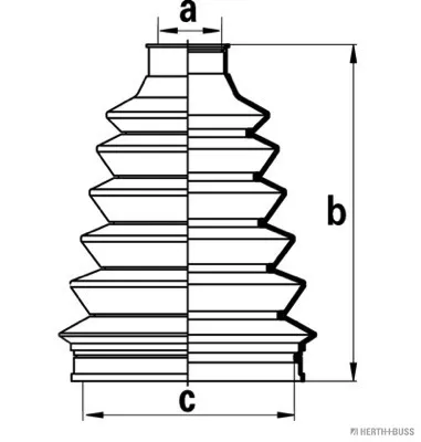 Fuelle, árbol de transmisión delantero exterior para Renault Laguna II BG0, BG1