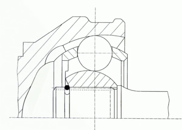 304327 Loebro junta homocinética exterior delantera
